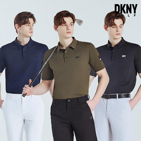 O DKNY GOLF 24SS 남성 썸머카라티 3종 - (백화점 상품) 디케이엔와이 남성 여름 반팔 카라티셔츠 3종 208백퍼센트859, XL(105)