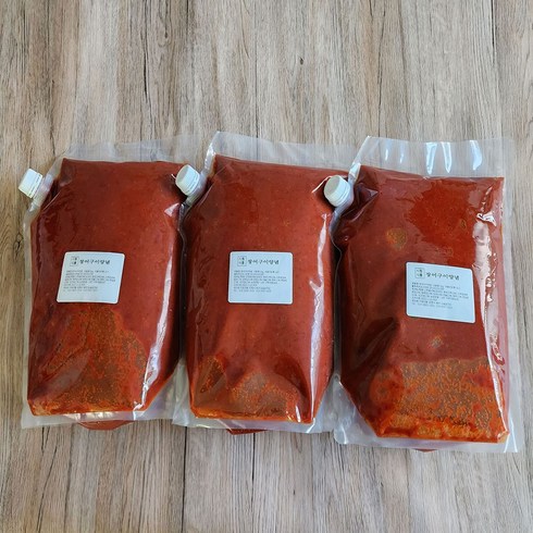 힘찬직화장어구이 간장맛 250g5팩총 10팩 - 시원식품 장어구이 양념 소스 전용 120g 5kg 15kg 대용량, 03_장어구이양념5kg(3팩), 3개