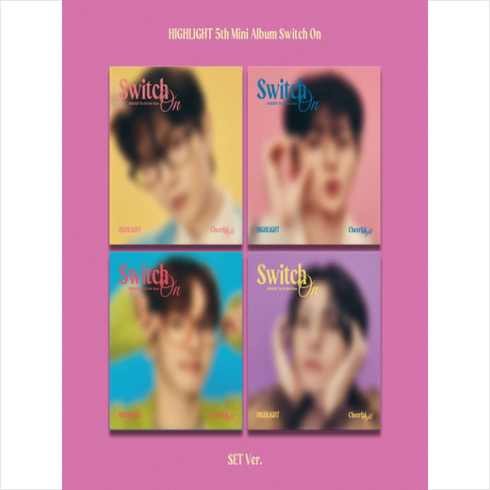 [CD] 하이라이트 (HIGHLIGHT) - 미니앨범 5집 : Switch On [Digipack ver.][4종 중 1종 랜덤 발송]