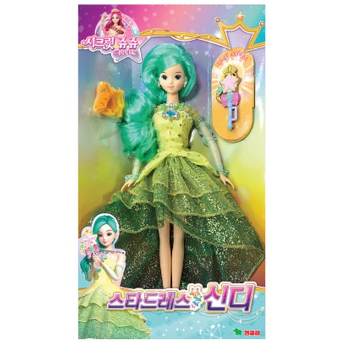 시크릿쥬쥬 별의여신 스타드레스 신디 인형, 혼합색상, 1개