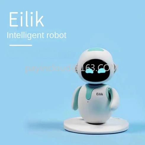 Eilik 로봇 장난감대한 감성 상호작용 스마트 컴패니언 애완 로봇 데스크탑 장난감 상품 주식 1 개, 1.브라운