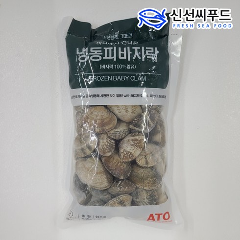 바지락 - 바지락 5kg 냉동 바지락 업소용, 냉동 피바지락 500g X 10팩, 10개, 500g