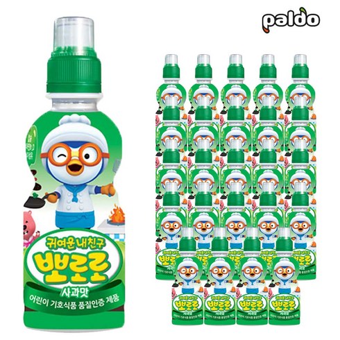 뽀로로사과맛 - 뽀로로 사과맛 음료 235ml 24개, 사과