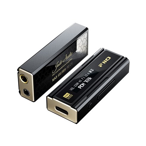 2024년 가성비 최고 FIIO KA5 - FiiO KA5 [FIO-KA5-B] 헤드폰 앰프 피오 CS43198 USB Type-C 4.4mm 밸런스 3.5mm 싱글