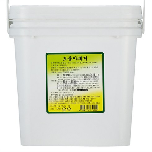 스탠다드 모듬야채장아찌 야채피클 10kg 1통, 1개