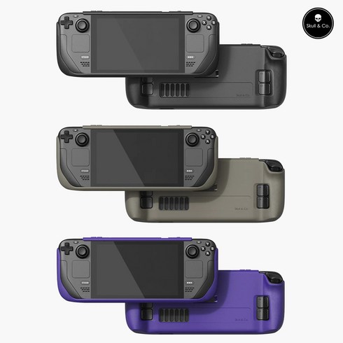 스팀덱 그립 케이스 SD 스컬앤코, 갤럭틱퍼플, 1개