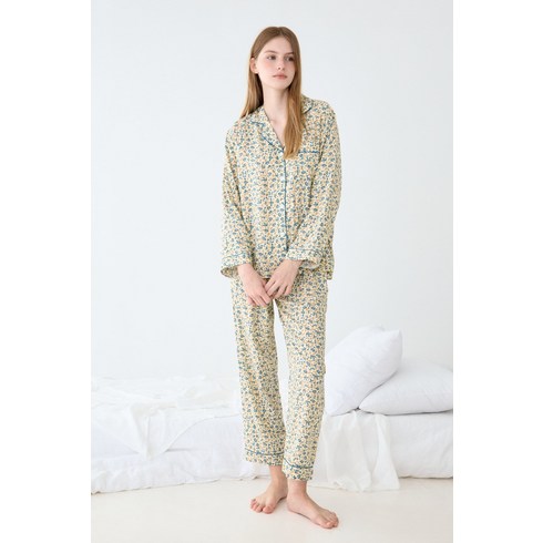 KOZNOK 코즈넉 뉴이즈 플라워 여성 잠옷세트