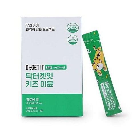 닥터겟잇 키즈 이뮨 14포 1box 면역젤리, 1개, 280g