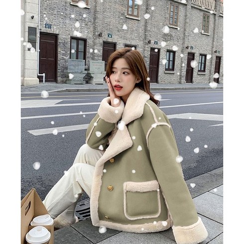 2023년 가성비 최고 여성무스탕 - 래피의류 여성 무스탕자켓