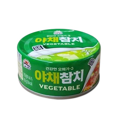 사조해표 안심따개 야채참치, 100g, 24개