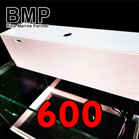 다팜아쿠아 BMP BTFS-600 60cm 7W 거치식 슬림형 하이플라스 상면 여과기 (600x100x125mm)