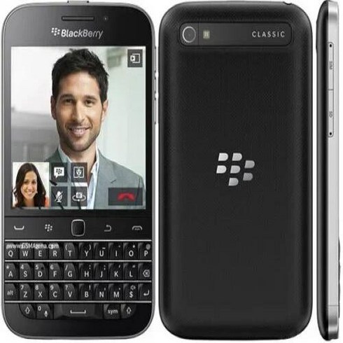 스마트폰 정품 언락 블랙베리 클래식 Q20 4G LTE 모바일 8MP 와이파이 35 인치 16GB ROM 2GB RAM 쿼티 블루투스 휴대폰 바, 없음, 8.SQC1001Standard Set Black