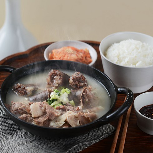 돼지국밥 밀키트 순대국 순대국밥 655g, 국밥1+1