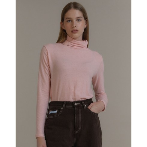 ANC CLASSIC TURTLENECK TOP_PINK