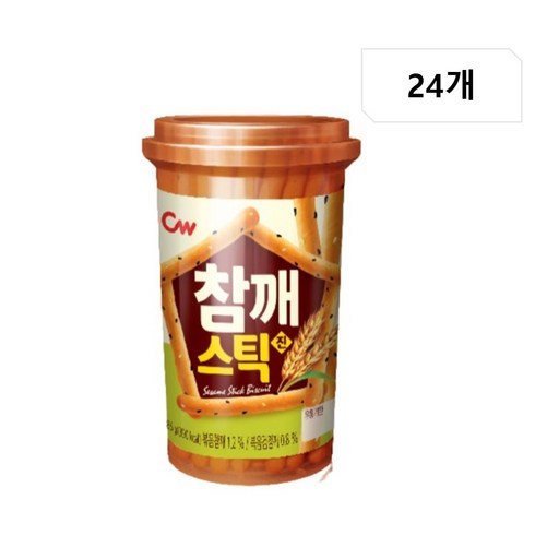 참깨스틱 - 청우식품 참깨스틱 진, 24g, 24개