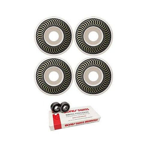 스핏파이어 휠 50mm 클래식 스케이트보드 본 베어링 8mm 스위스 2개 품목 번들