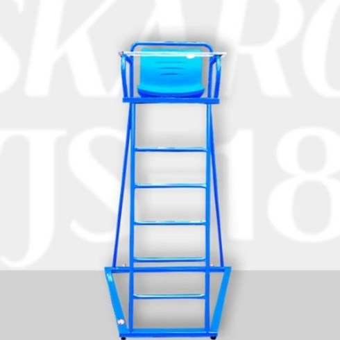 스카로 배구 심판대 심판 주심 의자 안전 감시대 바퀴, 단품