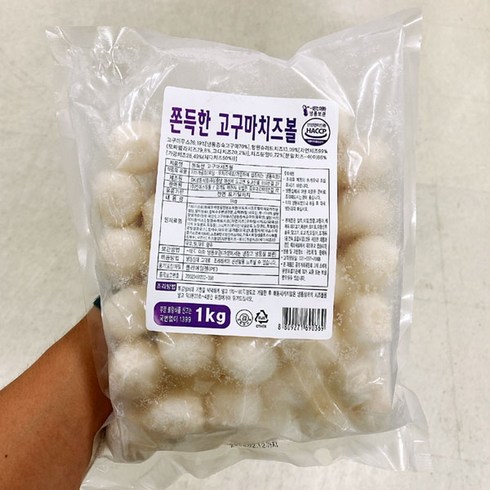 디케이 쫀득한 고구마치즈볼 1kg, 일반포장 동절기만, 1개