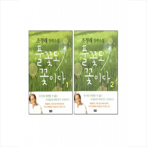 풀꽃도 꽃이다 세트 (전2권) + 미니수첩 증정, 조정래, 해냄출판사