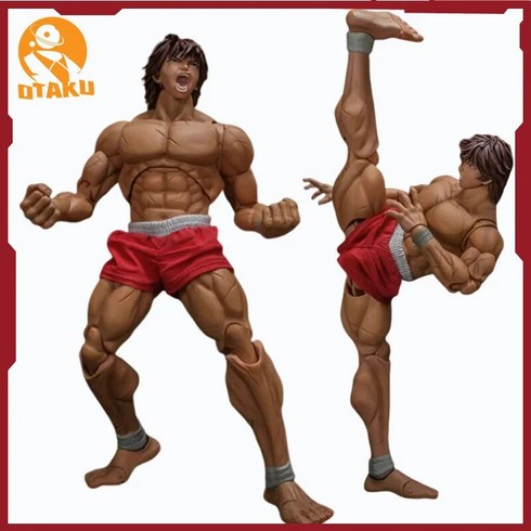 한마 바키 피규어 주문제작 바로 ST 스톰 액션 KIBK01 1/12 애니메이션 컬렉션 모델 장난감 18cm, [01] 18cm In Stock