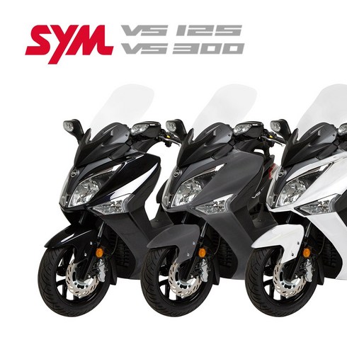 SYM 스쿠터 VS125 VS300(조이맥스) 바이크뱅크 스쿠터, VS 125, 블랙