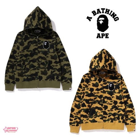 베이프 후드집업 카모 1ST CAMO FULL ZIP HOODIE