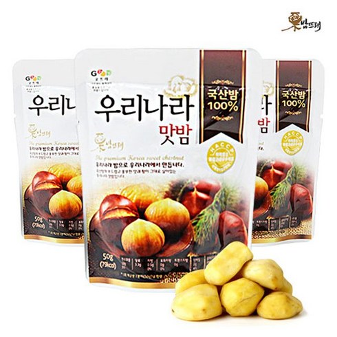 밤뜨래 우리나라맛밤 50g x 10봉