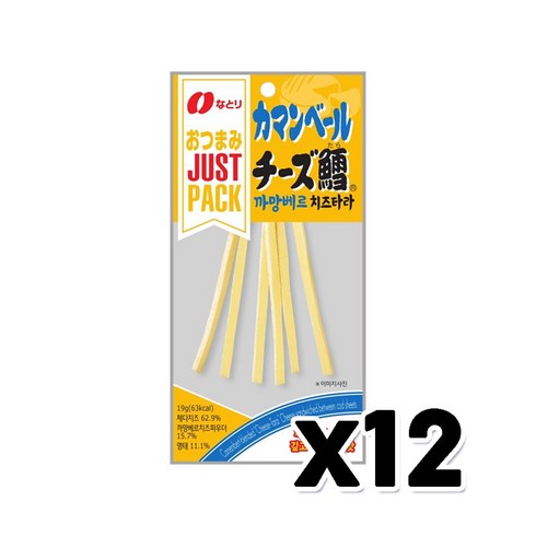 까망베르치즈타라 - 농심 나토리 까망베르 치즈타라 술안주간식 19g x 12개