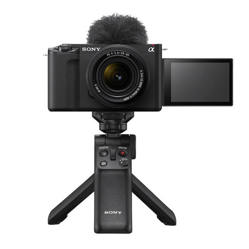 소니 ZV-E1 (본체+FE 28-60mm F4-6.3 렌즈)+GP-VPT2BT 블루투스 그립/공식대리점, 블랙