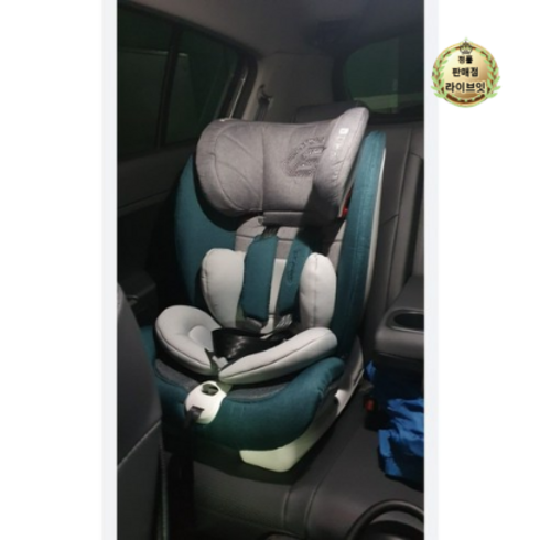 페도라 M5 토들러 주니어 카시트 (ISOFIX / 벨트장착 겸용) 1개, 파인트리그린