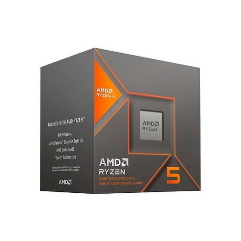 AMD - Ryzen 5 8600G 6-코어 12-thread 4.3 GHz (5.0 Max 부스트) Socket A...