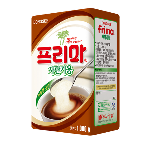 프리마마케어 - 동서 프리마 식물성크림 1kg(자판기용)X12개입 BOX 식품 > 커피/차 커피 커피믹스 커피프림, 1kg, 1개입, 12개”></a>
                </div>
<div class=