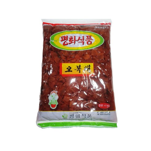 참맛종합식품 평화오복채4kg, 4kg, 1개