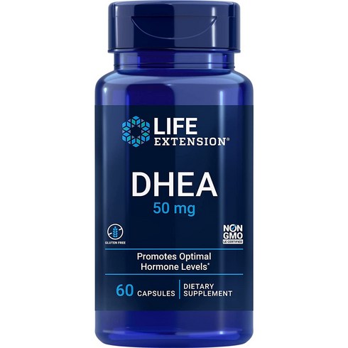 라이프익스텐션 DHEA 50 mg 60 캡슐, 60정, 1개