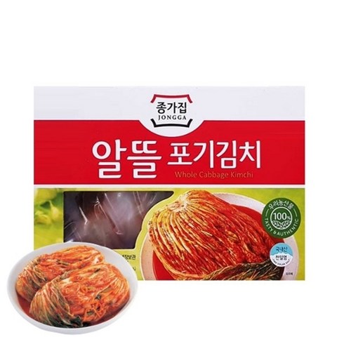 종가집태백 - 코스트코 [코스트코] 종가집 포기김치 3kg(냉장), 3kg, 1개