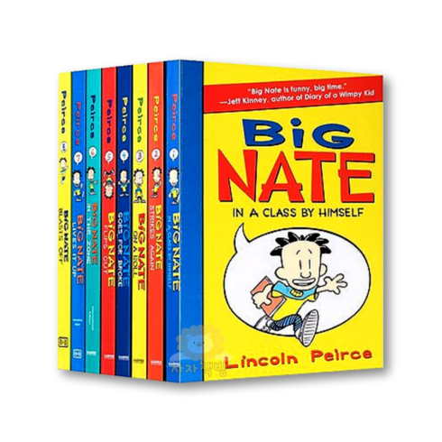 bignate - 국내 빅네이트 Big nate 챕터북 8권 세트 영어원서 음원제공