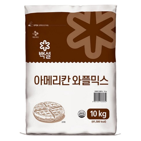 아메리칸와플믹스 - 백설 아메리칸 와플믹스, 10kg, 1개