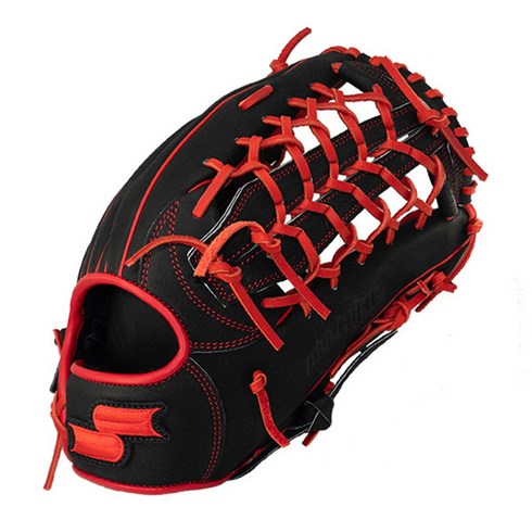 SSK 사사키 외야 야구글러브 ALL NINE SL04-D 검+적, 우투용 (왼손착용)