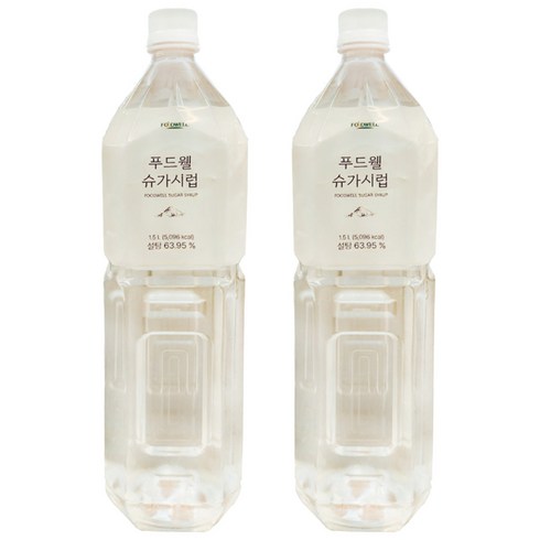 푸드웰슈가시럽 - 푸드웰 슈가시럽 1.5L x 2개