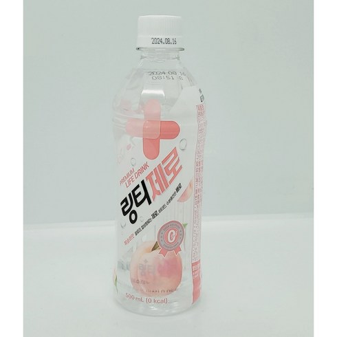 링티 제로 복숭아 500ml, 24개