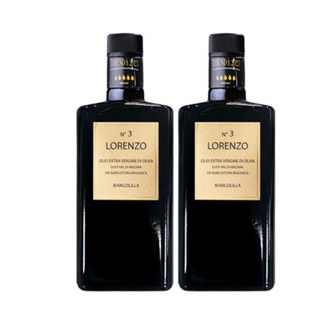 2병 No1 LORENZO 로렌조 올리브오일 엑스트라버진 500ml X 2병 SGL, 2개