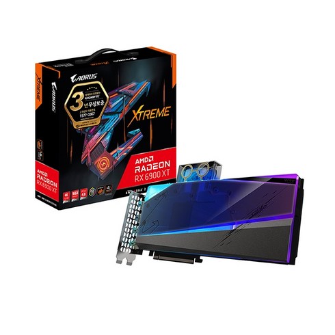 6900xt - GIGABYTE AORUS RX 6900 XT Xtreme 워터블럭 D6 16GB