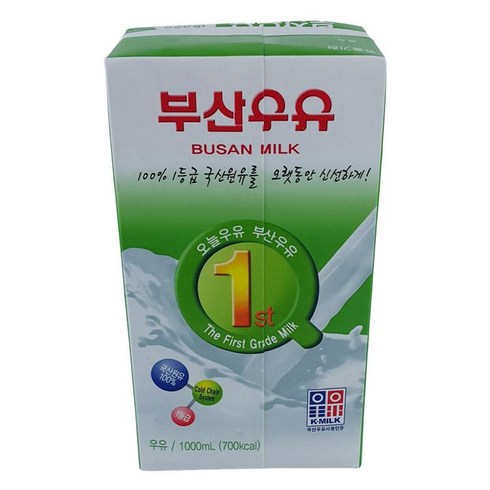 부산원데이클래스 - 부산우유(멸균우유) 1000ML부산우유농헙, 1000ml, 1개