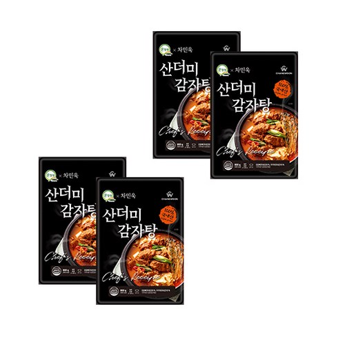 2023년 가성비 최고 차민욱의 산더미 감자탕 800g x 8팩 - [온정성] 차민욱 산더미 감자탕 800g, 4개