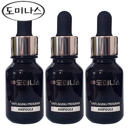 태극제약 도미나스 앰플 15ml X 3 1세트 기미 관리 안티 에이징 퍼스트 앰플 사은품 증정, 3개