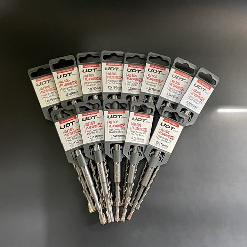 UDT 4날 SDS PLUS 해머드릴비트 콘크리트 기리, 4날 SDS 25mm (25x260mm), 1개
