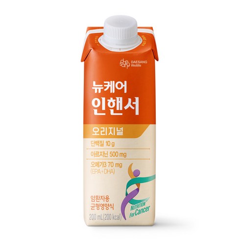 대상웰라이프 뉴케어 오메가 암환자의 영양조절을 위한 식품, 200ml, 10개