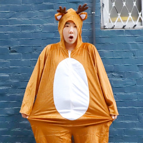 2023년 가성비 최고 루돌프코스프레 - 루돌프 코스튬 잠옷 의상 (남성)