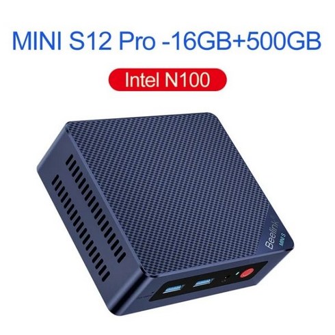 미니PC 가정용 비링크 Beelink 데스크탑 게이밍 컴퓨터 미니 S12 프로 N100 S 인텔 N5095 PC N95 8GB 128GB SSD VS J4125 GK GK3V, CHINA, Intel Processor + EU(한국호환가능), N100 16G500G