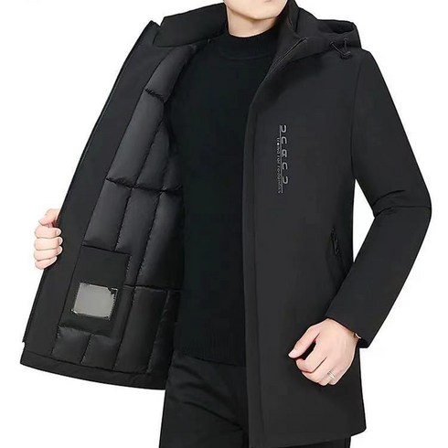 2023년 가성비 최고 탈부착후드 - 카멜롯 남성 패딩 점퍼 탈부착 후드 자켓 4026